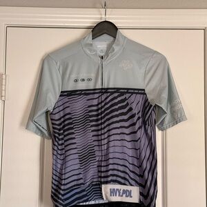 Men's Cycling Shirt - Gray and Purple